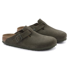 Womens Birkenstock Boston Suede 'Thyme'