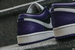 Jordan 1 Low ‘Court Purple Black (GS)’ 553560-501