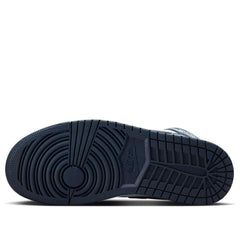 Jordan 1 Mid ‘Football Grey White Midnight Navy (Women’s)’ FZ8777-044