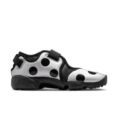 Womens Nike Air Rift Polka Dot 'Black/Metallic Silver'