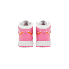 Air Jordan 1 Mid 'Pinksicle Safety Orange' GS (2022)
