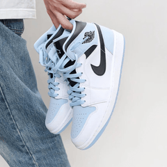 Air Jordan 1 Mid SE GS White Ice Blue DV1337-104