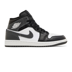 Air Jordan 1 Mid 'Black White Iron Grey' (2024)