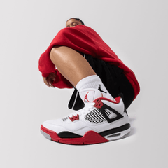 Jordan 4 Retro ‘Fire Red (2020) (GS)’ 408452-160