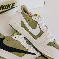 Jordan 1 Retro Low Golf Travis Scott Neutral Olive