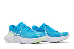 ZoomX Invincible Run Flyknit Blue Orbit Lime Glow CT2228-401