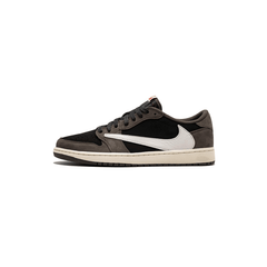 Nike Men’s Air Jordan 1 Low Travis Scott, Black/Sail/Dark Mocha/Universi CQ4277-002