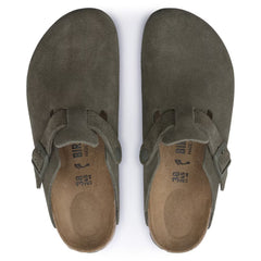 Womens Birkenstock Boston Suede 'Thyme'