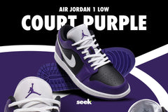 Jordan 1 Low ‘Court Purple Black (GS)’ 553560-501