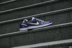 Jordan 1 Low ‘Court Purple Black (GS)’ 553560-501