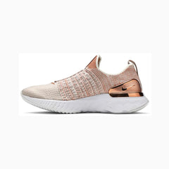 Nike React Phantom Run Flyknit 2 Premium 'Fossil Stone Metallic' Women's (2020)