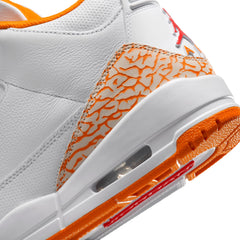 Womens Air Jordan 3 Retro 'White/Orange Peel'