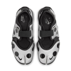 Womens Nike Air Rift Polka Dot 'Black/Metallic Silver'