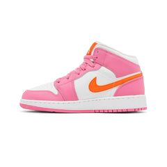 Air Jordan 1 Mid 'Pinksicle Safety Orange' GS (2022)