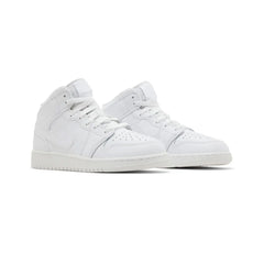 Air Jordan 1 Mid 'Triple White' GS (2023)