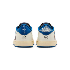Air Jordan 1 Retro Low OG SP Fragment x Travis Scott 'Sail / Military Blue' (2025)
