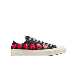 Converse Chuck Taylor 70 Low Play CDG OX Black Multi-heart