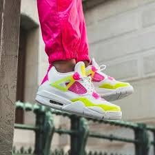 Jordan 4 Retro ‘White Lemon Pink (GS)’ CV7808-100