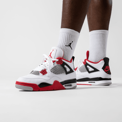 Jordan 4 Retro ‘Fire Red (2020) (GS)’ 408452-160