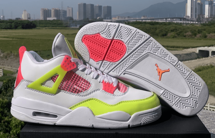Jordan 4 Retro ‘White Lemon Pink (GS)’ CV7808-100