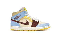 Jordan 1 Mid SE Fearless Maison Chateau Rouge