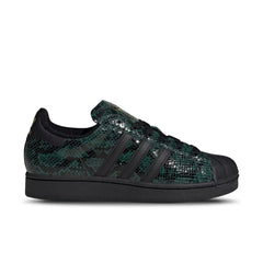 Womens adidas Superstar II 'Snakeskin Green / Core Black'