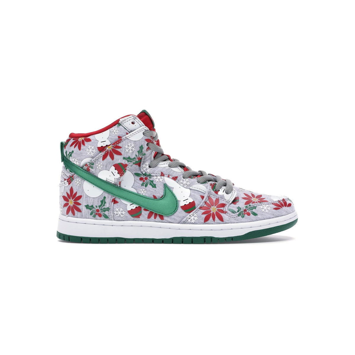 Nike SB Dunk High Concepts Ugly Christmas Sweater Grey (Special Box)